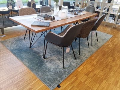 Carpet The Loft W 200 x L 300 cm LAGOON BLUE / TURQUOISE Kymo IMPERFECT ITEMS